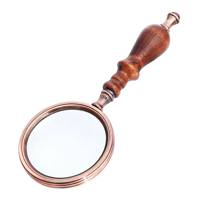 All Metal 10X Wooden Handle Reading Magnifying Glass Handheld Optical Glass Lens Magnifier Gift Box
All Metal 10X Wooden Handle Reading Magnifying Glass Handheld Optical Glass Lens Magnifier Gift Box