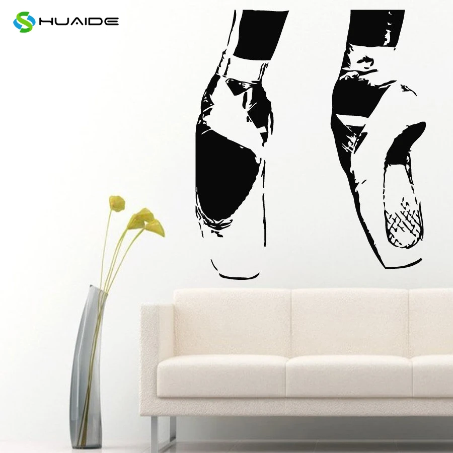 Ballerina Wall Decals Gym Sport Girl Pointes Ballet Shoes Home Wall Vinyl Decal Sticker Kids Nursery Baby Room Decor Murals A122
Ballerina Wall Decals Gym Sport Girl Pointes Ballet Shoes Home Wall Vinyl Decal Sticker Kids Nursery Baby Room Decor Murals A122