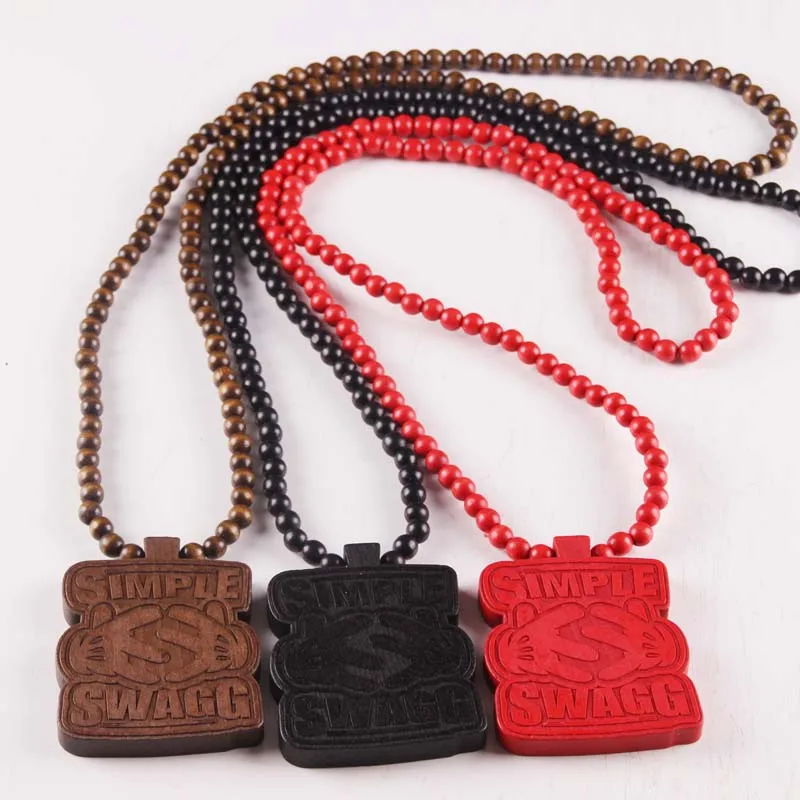 Simple Swagg Pendant Good Wood Hip-Hop Wooden NYC Pendant Necklace Fashion Necklace Wood Bead Chain Hiiphop Wooden Necklace
Simple Swagg Pendant Good Wood Hip-Hop Wooden NYC Pendant Necklace Fashion Necklace Wood Bead Chain Hiiphop Wooden Necklace