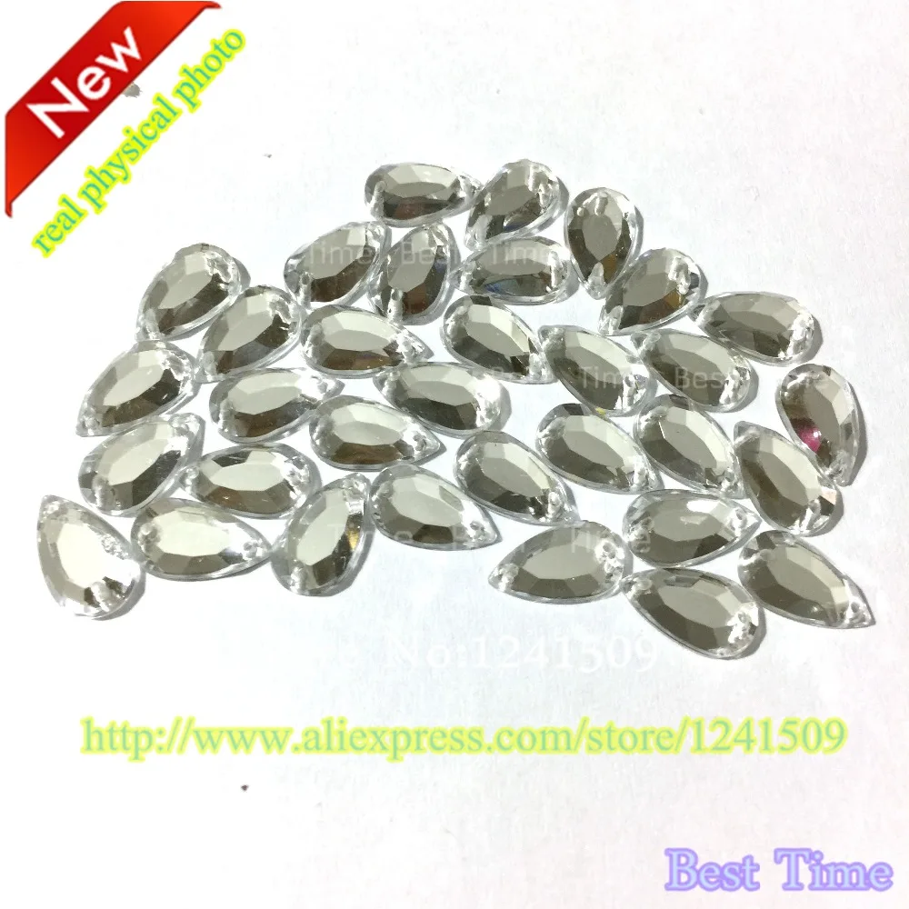 DIY New Rhinestones Loose Beads Hand Sewing 50PCS White 12x7mm Water drop Mirror surface Sew-On Acrylic Garment Accessories
DIY New Rhinestones Loose Beads Hand Sewing 50PCS White 12x7mm Water drop Mirror surface Sew-On Acrylic Garment Accessories