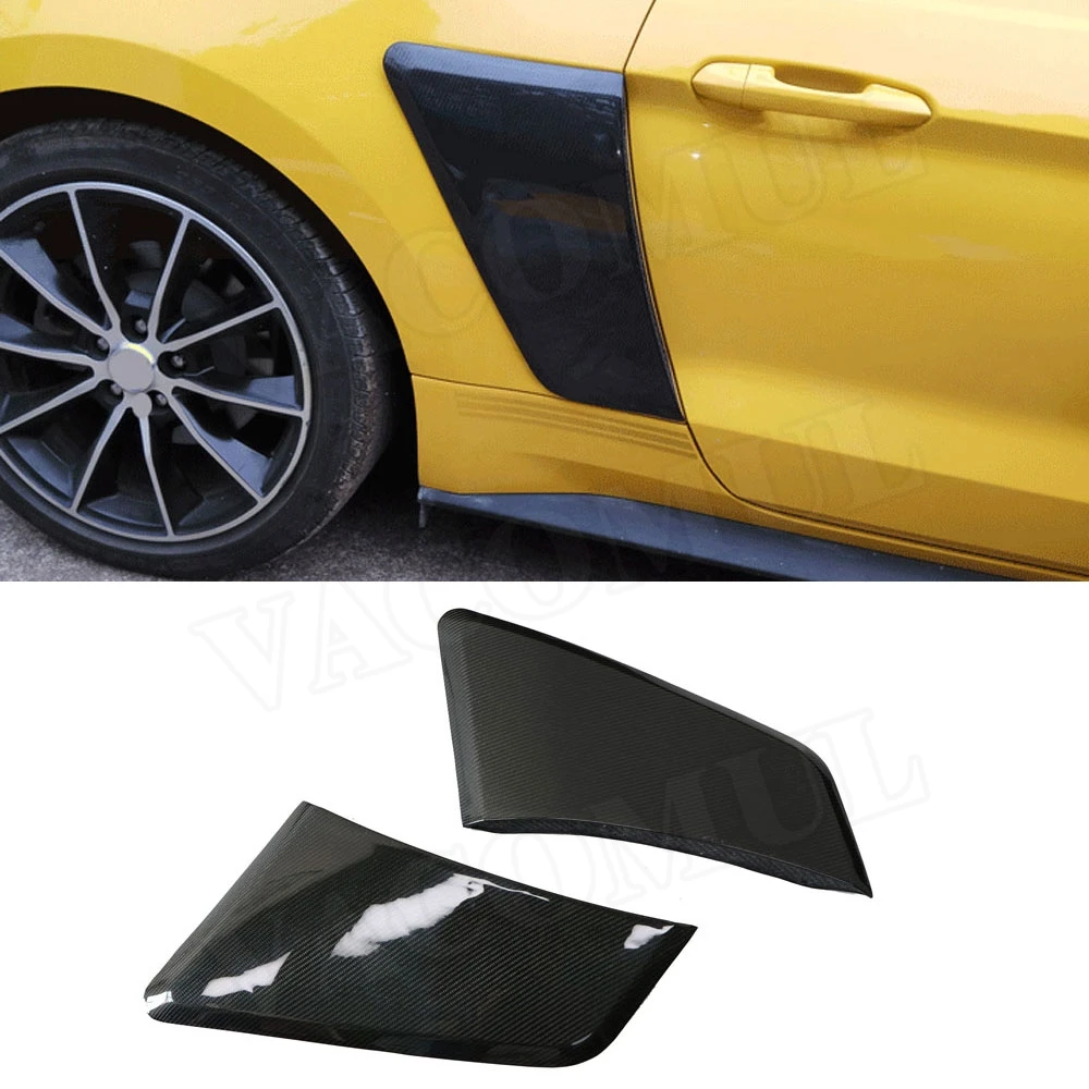 Carbon Fiber Rear Fenders decorative Trim Side Scoops for Ford Mustang Coupe 2-Door 2015 2016 2017 2PCS/Set
Carbon Fiber Rear Fenders decorative Trim Side Scoops for Ford Mustang Coupe 2-Door 2015 2016 2017 2PCS/Set
