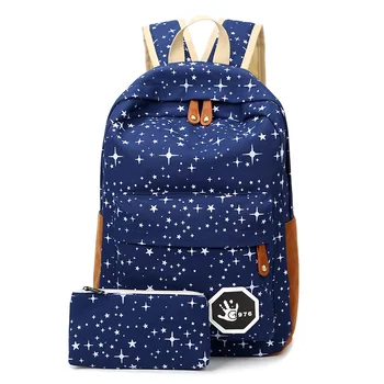 2pcs Set Hot Women Backpack Star Printing Backpack For School Teenagers Girls Canvas School Bags Vintage Ladies Laptop Backpacks
2pcs Set Hot Women Backpack Star Printing Backpack For School Teenagers Girls Canvas School Bags Vintage Ladies Laptop Backpacks
