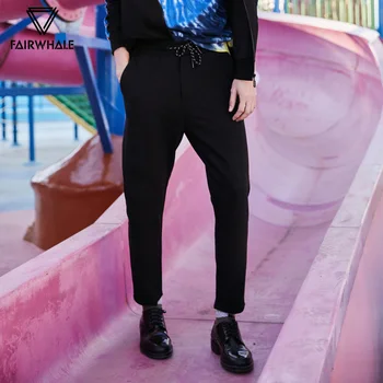 Mark Fairwhale 2019 men's straight pants printed knitted slim fit mid waist drawstring ankle length long pants 718123011005
Mark Fairwhale 2019 men's straight pants printed knitted slim fit mid waist drawstring ankle length long pants 718123011005