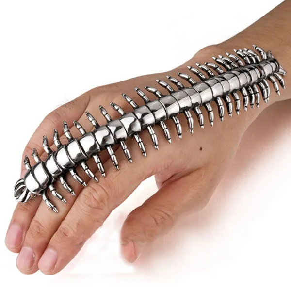 Wholesale\ Retail! 21cm*35mm 107g Stainless Steel Silver Vivid Centipede Bracelet Bangle For Men/ Boy, Lowest Price Best Quality
Wholesale\ Retail! 21cm*35mm 107g Stainless Steel Silver Vivid Centipede Bracelet Bangle For Men/ Boy, Lowest Price Best Quality