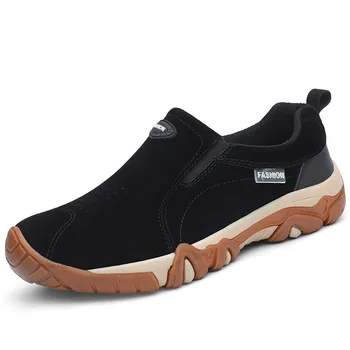 YeddaMavis Black Men Shoes Genuine Leather Loafers Men Casual Shoes Breathable Outdoor Non Slip Walking Sneakers Men Trainers
YeddaMavis Black Men Shoes Genuine Leather Loafers Men Casual Shoes Breathable Outdoor Non Slip Walking Sneakers Men Trainers