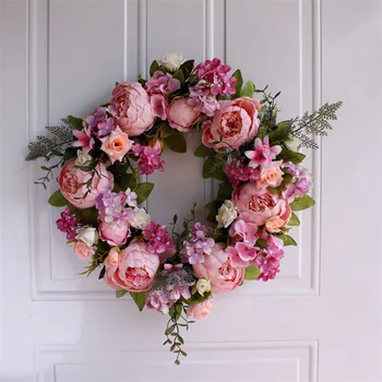Farmhouse Decor Christmas Wreath Door Decoration Artificial Flower Wreaths Home Office Hotel Wall Door Hanging Ornaments Garland
Farmhouse Decor Christmas Wreath Door Decoration Artificial Flower Wreaths Home Office Hotel Wall Door Hanging Ornaments Garland