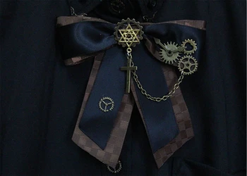 Lolita Restoring ancient ways Middle Ages Handsome Steam Punk Gear Gay Men Prince Bow tie Brooch
Lolita Restoring ancient ways Middle Ages Handsome Steam Punk Gear Gay Men Prince Bow tie Brooch
