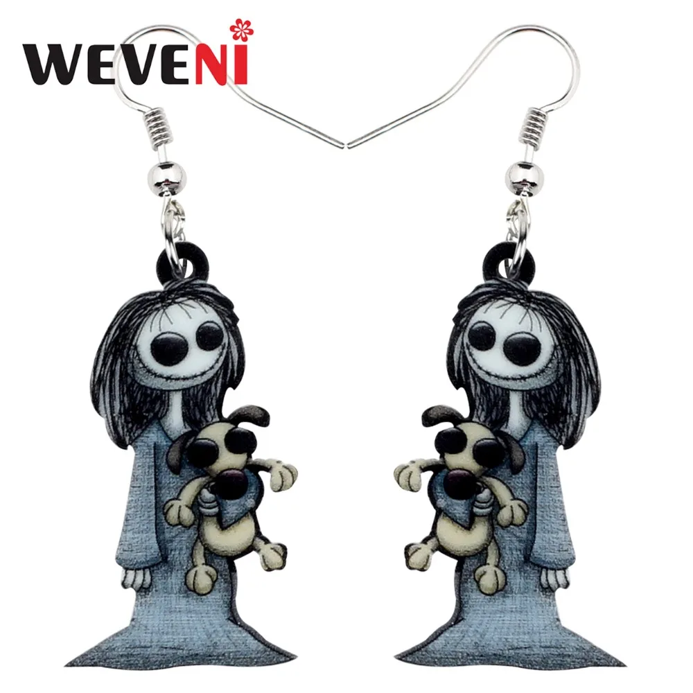 WEVENI Acrylic Halloween Dark Smile Doll Toy Earrings Dangle Drop Hoops Ghost Jewelry For Women Girl Party Costumes Charms Gift
WEVENI Acrylic Halloween Dark Smile Doll Toy Earrings Dangle Drop Hoops Ghost Jewelry For Women Girl Party Costumes Charms Gift