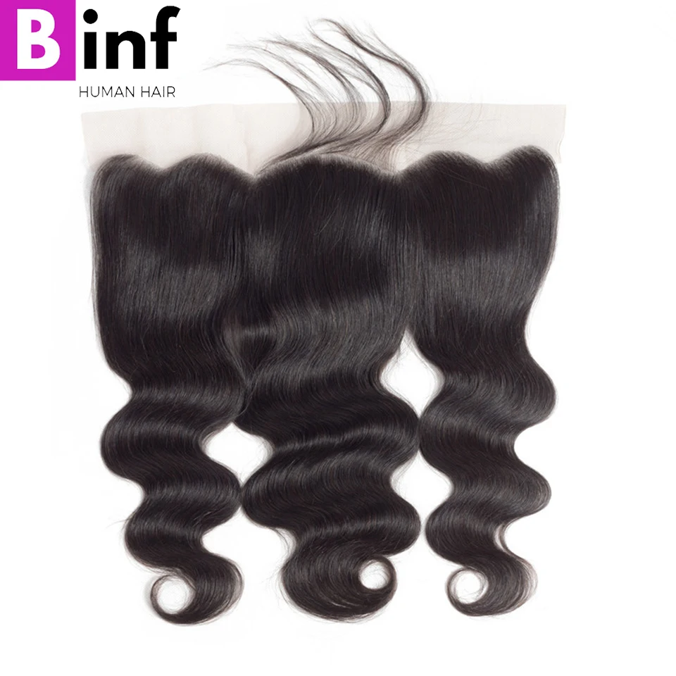 BINF Hair Brazilian Body Wave Frontal Closure With Baby Hair 13x4 Swiss Lace Ear To Ear Remy Human Hair Closure Color 1b
BINF Hair Brazilian Body Wave Frontal Closure With Baby Hair 13x4 Swiss Lace Ear To Ear Remy Human Hair Closure Color 1b