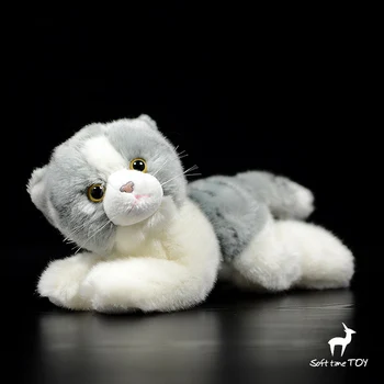 Tabby Cat Doll Toy Real Life PLush Gray Lying Cats Dolls Toys Children Holiday Gifts Soft
Tabby Cat Doll Toy Real Life PLush Gray Lying Cats Dolls Toys Children Holiday Gifts Soft