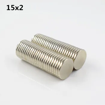 50pcs Neodymium magnet 15x2mm Rare Earth small Strong Round permanent 15*2mm fridge Electromagnet NdFeB nickle magnetic DISC
50pcs Neodymium magnet 15x2mm Rare Earth small Strong Round permanent 15*2mm fridge Electromagnet NdFeB nickle magnetic DISC