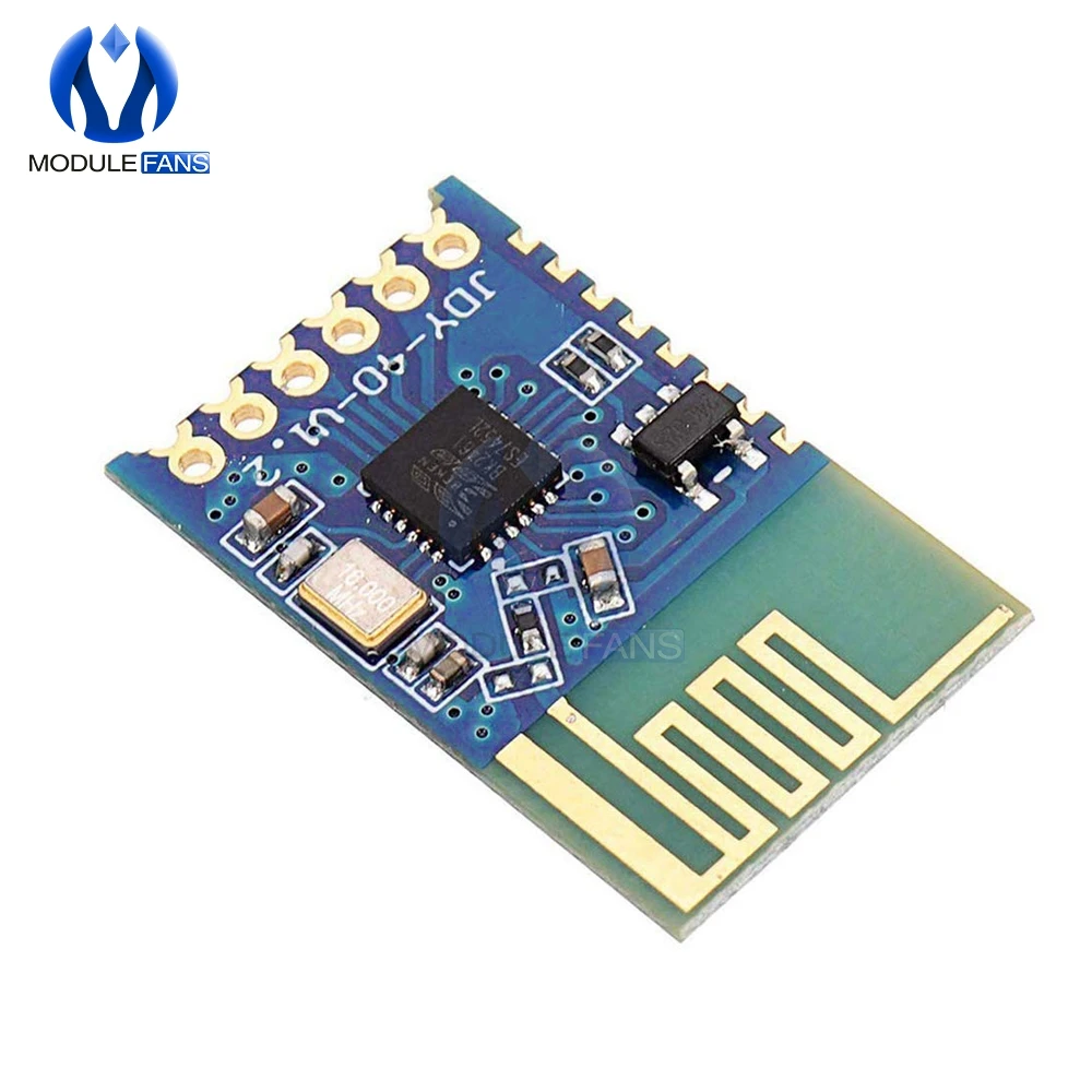 JDY-40 2.4G Wireless Serial Port Transmission Transceiver Remote Communication Module Beyond Replace NRF24L01 IO TTL For Arduino
JDY-40 2.4G Wireless Serial Port Transmission Transceiver Remote Communication Module Beyond Replace NRF24L01 IO TTL For Arduino