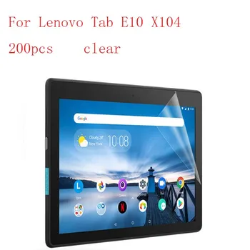 Transparent Lcd Screen Protector Film for Lenovo Tab E10 X104 explosion-proof membrane without retail packing 200pcs/lot
Transparent Lcd Screen Protector Film for Lenovo Tab E10 X104 explosion-proof membrane without retail packing 200pcs/lot