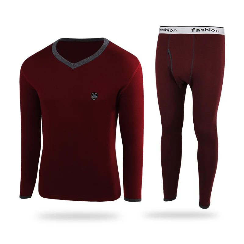 Winter Mens Velvet Thick Thermal Underwear Sets Men Soft Cotton Mens Thick Warm Long Johns Male V Neck Undershirts Trousers
Winter Mens Velvet Thick Thermal Underwear Sets Men Soft Cotton Mens Thick Warm Long Johns Male V Neck Undershirts Trousers