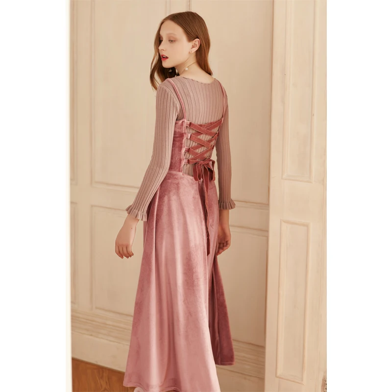 Free Shipping 2019 New Autumn And Spring Vintage Stretch One-piece Long Maxi Sleeveless Spaghetti Strap S-L Velvet Dresses Women
Free Shipping 2019 New Autumn And Spring Vintage Stretch One-piece Long Maxi Sleeveless Spaghetti Strap S-L Velvet Dresses Women