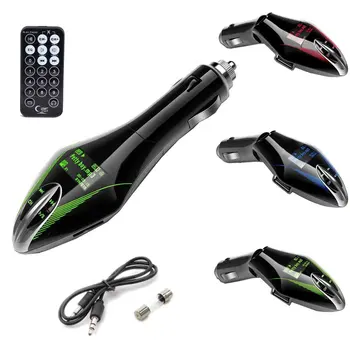 New Style Car MP3 Music Player Wireless FM Transmitter USB SD MMC Remote Control Universal Green LCD display bullet FM Modulator
New Style Car MP3 Music Player Wireless FM Transmitter USB SD MMC Remote Control Universal Green LCD display bullet FM Modulator