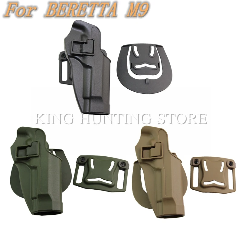 Hunting Accessories Holster M9 Tactical Airsoft Paintball Right handed Gun Holster For Beretta M92 M9 Durable Polymer Gun Case
Hunting Accessories Holster M9 Tactical Airsoft Paintball Right handed Gun Holster For Beretta M92 M9 Durable Polymer Gun Case