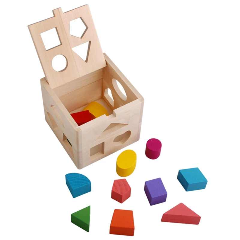 Wooden Thirteen Hole Puzzle Box Geometric Shape Matching House Wooden Shape Sorting Box Baby Cognitive And Matching Building B
Wooden Thirteen Hole Puzzle Box Geometric Shape Matching House Wooden Shape Sorting Box Baby Cognitive And Matching Building B