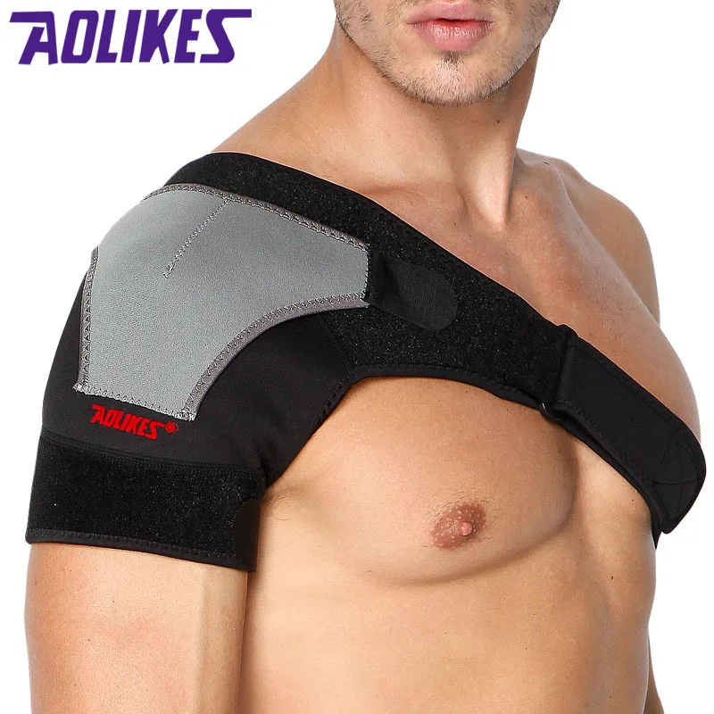 Aolikes Adjustable Left/Right Shoulder Bandage Protector Brace Joint Pain Injury Shoulder Support Strap Training Sports
Aolikes Adjustable Left/Right Shoulder Bandage Protector Brace Joint Pain Injury Shoulder Support Strap Training Sports