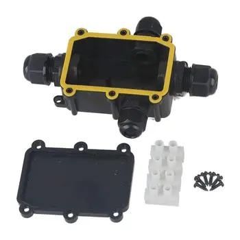 Outdoor Waterproof IP68 Junction Box 4 Way Cable Wire Connector Protection Gland Electrical With 4 Terminal
Outdoor Waterproof IP68 Junction Box 4 Way Cable Wire Connector Protection Gland Electrical With 4 Terminal
