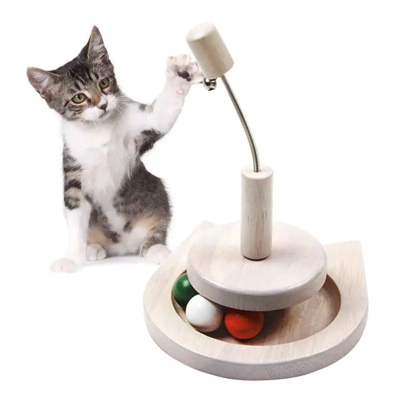 1PC Interactive Creative Natural Practical Cat Single Layer Wooden Turntable Pet Cat Toy Cat Amusement Cat Toys Pets Supplies
1PC Interactive Creative Natural Practical Cat Single Layer Wooden Turntable Pet Cat Toy Cat Amusement Cat Toys Pets Supplies