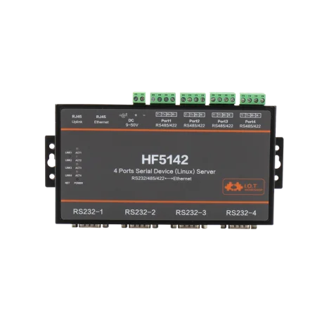 HF5142 Direct Factory Support 4 Dependent RS232/422/485 Interface, 4 Ports Serial To Ethernet 10/100M Ethernet Conversion
HF5142 Direct Factory Support 4 Dependent RS232/422/485 Interface, 4 Ports Serial To Ethernet 10/100M Ethernet Conversion