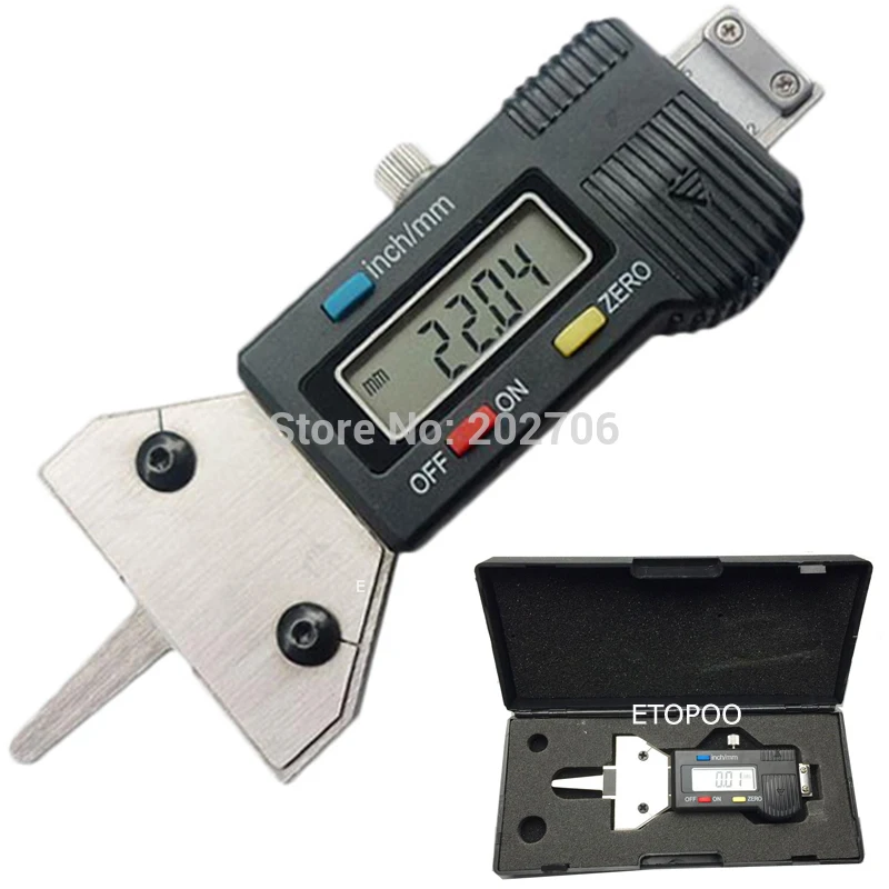 Electronic Digital depth gauge caliper tread depth gauge LCD Tyre tread gauge For Car 0-25.4mm digital depth Measuring Tool
Electronic Digital depth gauge caliper tread depth gauge LCD Tyre tread gauge For Car 0-25.4mm digital depth Measuring Tool
