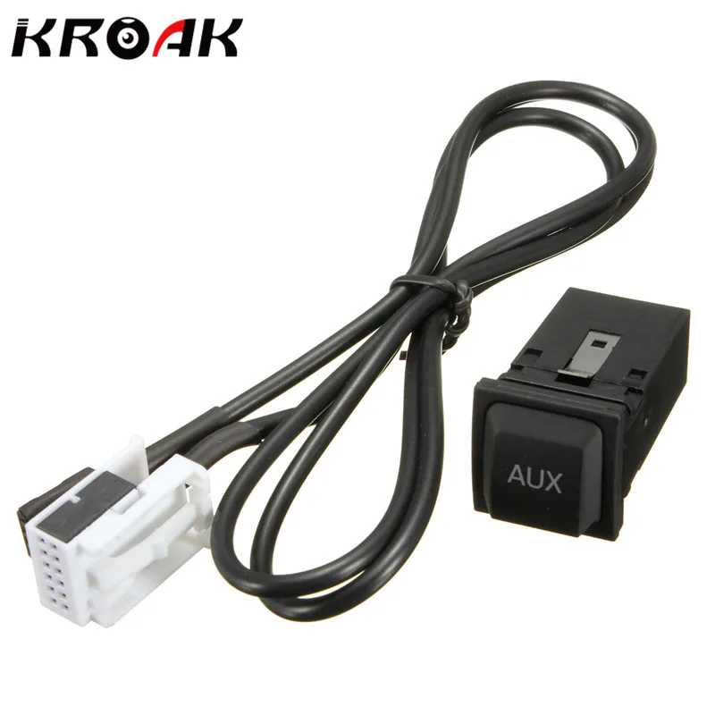 Car Audio Plug AUX Cable With Switch For VW/Volkswagen/MK6/Jetta/MK5/Sagitar 92cm Cable
Car Audio Plug AUX Cable With Switch For VW/Volkswagen/MK6/Jetta/MK5/Sagitar 92cm Cable