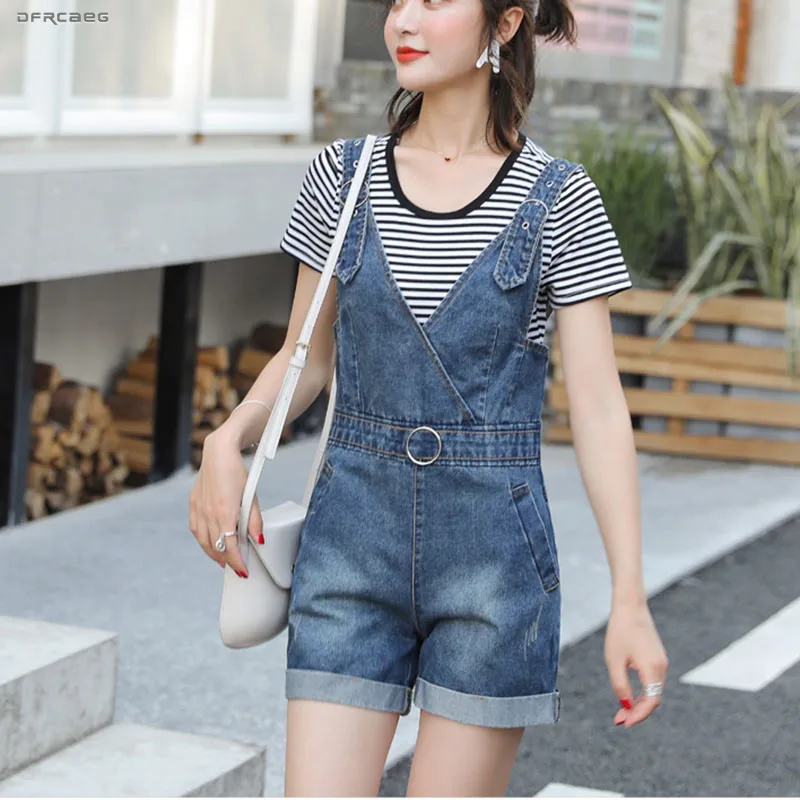 New Arrivals Women's Strap Denim Short Jumpsuit Pant 2019 Summer High Waisted Elegant Suspender Jeans Short Overalls
New Arrivals Women's Strap Denim Short Jumpsuit Pant 2019 Summer High Waisted Elegant Suspender Jeans Short Overalls
