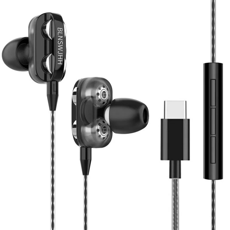 Phone ear piece wired earbuds usb type c hifi earphones dual speaker with microphone in ear headset for xiaomi
Phone ear piece wired earbuds usb type c hifi earphones dual speaker with microphone in ear headset for xiaomi