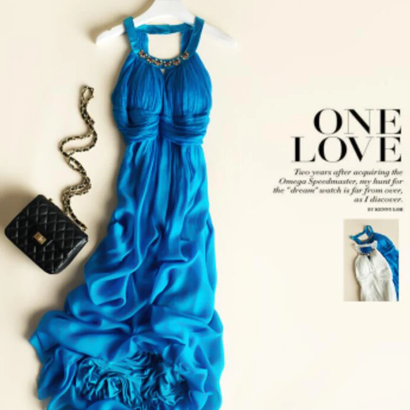 Silk Summer Dress Women Elegant Beach Long Sea Blue dress Fashion Style High Quality Clothing Free Shipping HOT Selling
Silk Summer Dress Women Elegant Beach Long Sea Blue dress Fashion Style High Quality Clothing Free Shipping HOT Selling