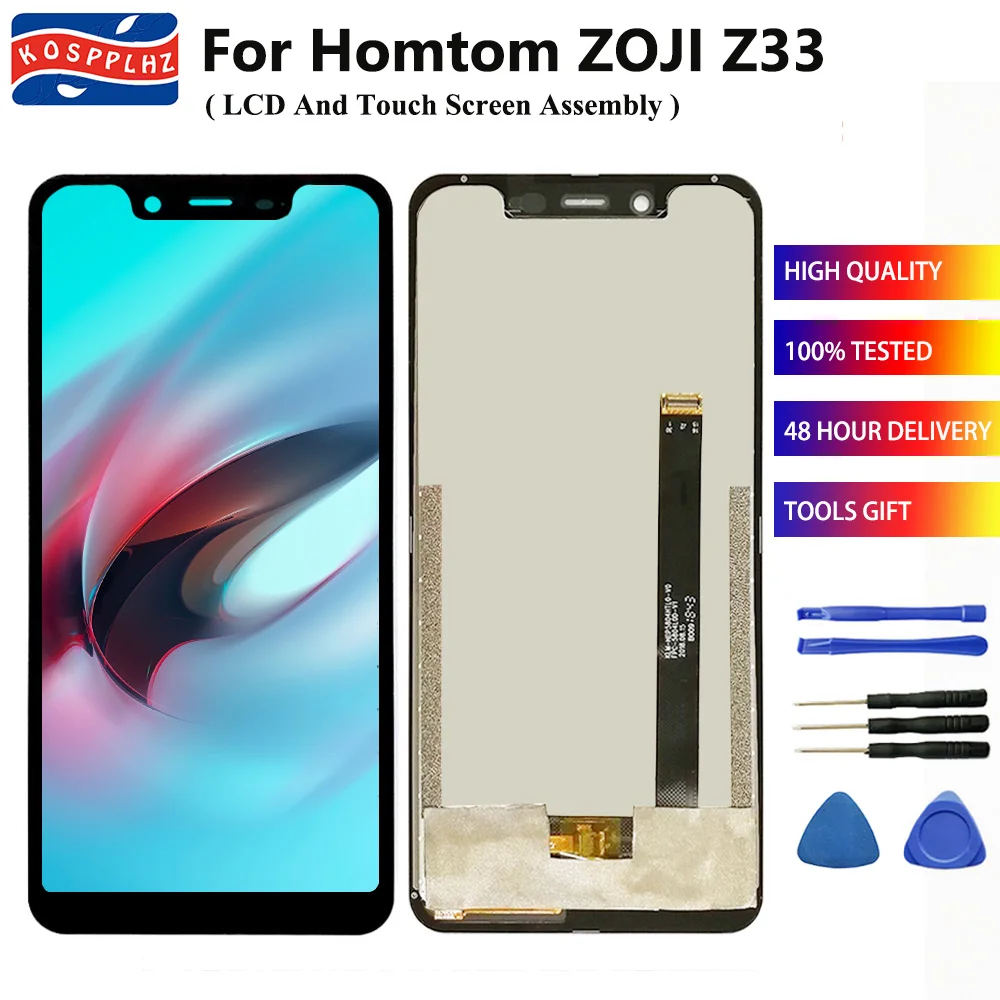 For Homtom Zoji Z33 LCD Display With Touch Screen Assembly 5.85" Digitizer For ZOJI Z33 Cell Phone Repair Parts Accessory +Tools
For Homtom Zoji Z33 LCD Display With Touch Screen Assembly 5.85" Digitizer For ZOJI Z33 Cell Phone Repair Parts Accessory +Tools