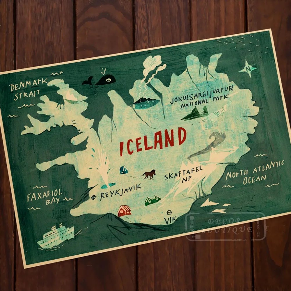 Iceland Map Illustration Typography Map Beauty Art Vintage Retro Canvas Frame Poster DIY Wall Home Posters Home Decor Gift
Iceland Map Illustration Typography Map Beauty Art Vintage Retro Canvas Frame Poster DIY Wall Home Posters Home Decor Gift