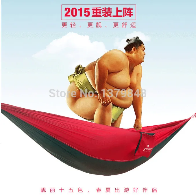 Double Hammock Camping Survival Hammock Parachute Cloth Portable Double Person Hammock PARACHUTE HAMMOCK 260*140 CM
Double Hammock Camping Survival Hammock Parachute Cloth Portable Double Person Hammock PARACHUTE HAMMOCK 260*140 CM