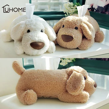 Lovely Plush Teddy Dog Tissue Box Holder Tissue Case Puppy Paper Napkin Holder for Car Home Children's Room Decoration
Lovely Plush Teddy Dog Tissue Box Holder Tissue Case Puppy Paper Napkin Holder for Car Home Children's Room Decoration