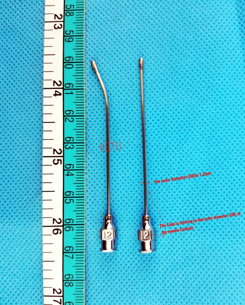 2Pc 1.2mm x 70mm #12 Straight-Bent Hand Feeding Rearing Gavage Crop Needle Medication Tube Cage Birds
2Pc 1.2mm x 70mm #12 Straight-Bent Hand Feeding Rearing Gavage Crop Needle Medication Tube Cage Birds