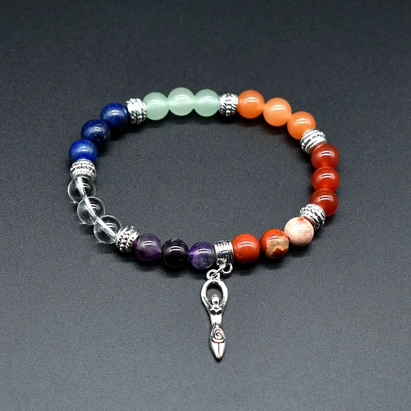 8MM real natural stone 7 chakra aura bracelet woman fashion luxury crystal Onyx woman beads bracelet bracelet pierre naturelle
8MM real natural stone 7 chakra aura bracelet woman fashion luxury crystal Onyx woman beads bracelet bracelet pierre naturelle
