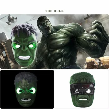 The Avengers Spiderman Captain America Iron Man Halloween Mask 200pcs/lot LED Glowing Super Hero Hulk Batman Mask
The Avengers Spiderman Captain America Iron Man Halloween Mask 200pcs/lot LED Glowing Super Hero Hulk Batman Mask
