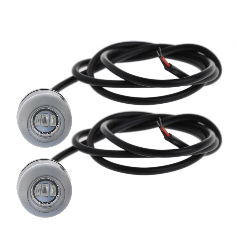 1 Pair 5630 18mm 3Led Concave Mirror Eagle Eye Lamp DRL Daytime Running Light For Car Motocycle
1 Pair 5630 18mm 3Led Concave Mirror Eagle Eye Lamp DRL Daytime Running Light For Car Motocycle