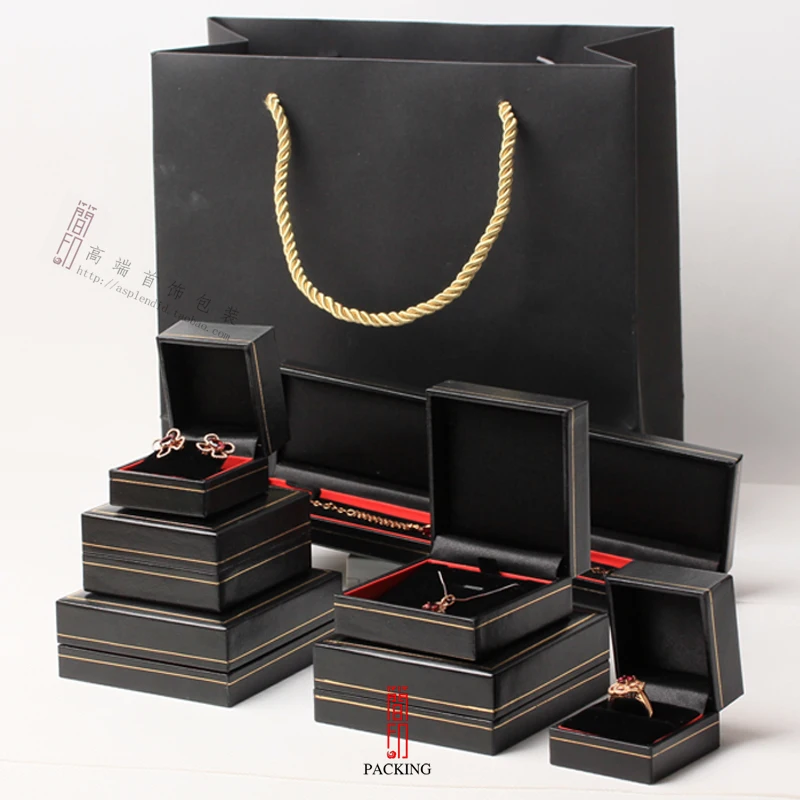 New Jewelry Boxes The Black and Blue colour case boxes Necklace and Bracelet display Box
New Jewelry Boxes The Black and Blue colour case boxes Necklace and Bracelet display Box