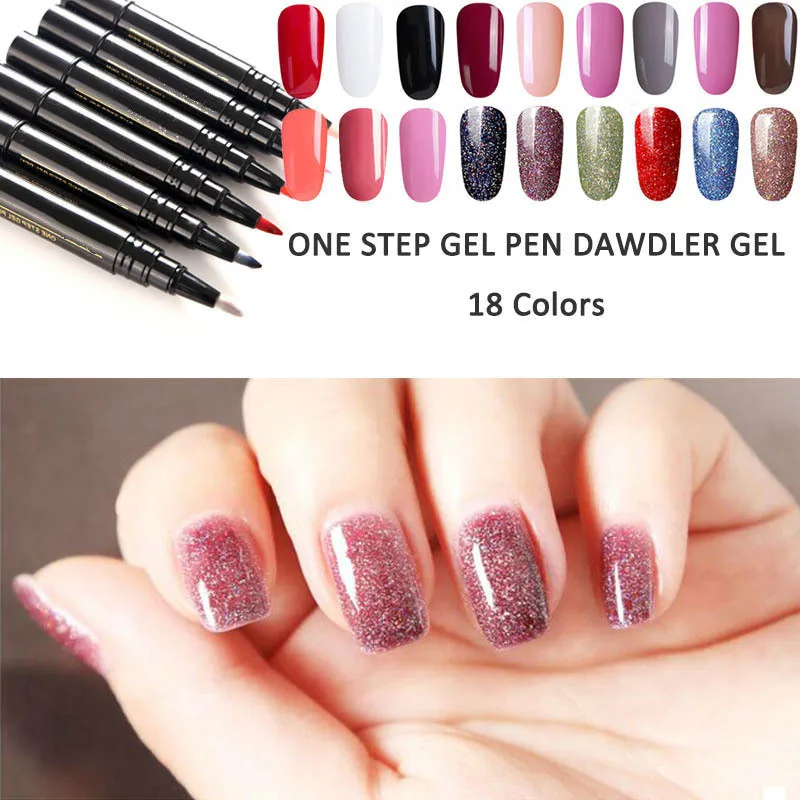 2019 New Arrival One-step Oil Gel Pen Primer Gel Varnish Soak Off UV LED Gel Nail Polish Base Coat No Wipe Top Color Gel Polish
2019 New Arrival One-step Oil Gel Pen Primer Gel Varnish Soak Off UV LED Gel Nail Polish Base Coat No Wipe Top Color Gel Polish