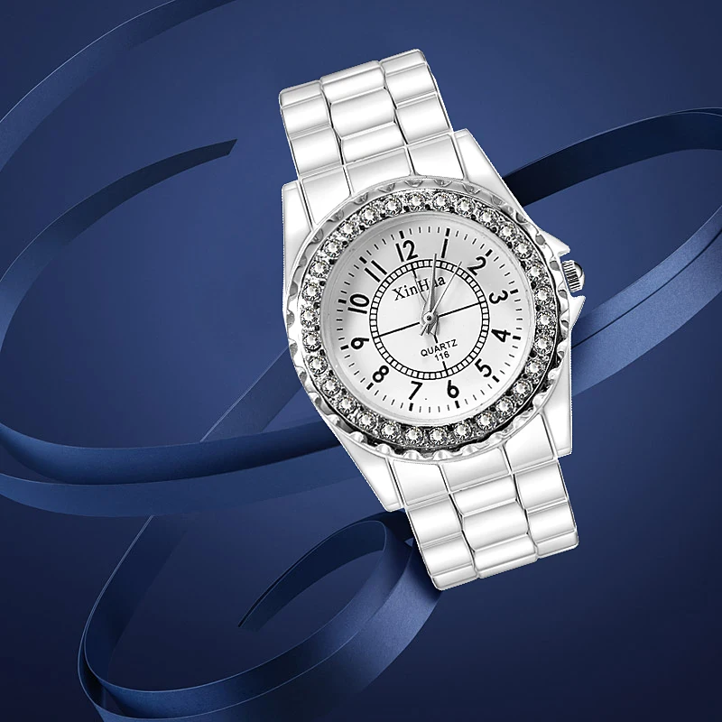 Women Watches Elegant Quartz Clock Luxury Crystal Bracelet Womens Watch relogio feminino Ladies reloj mujer montre fem kol saat 7 HTB1uXzOc2WG3KVjSZFgq6zTspXaF