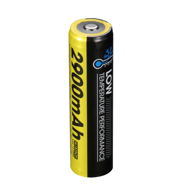 NITECORE NL1829LTP 2900mAh 18650 Low Temperature Resistant High Capacity Performance Rechargeable 3.6V Liion Battery Button Top 
NITECORE NL1829LTP 2900mAh 18650 Low Temperature Resistant High Capacity Performance Rechargeable 3.6V Liion Battery Button Top