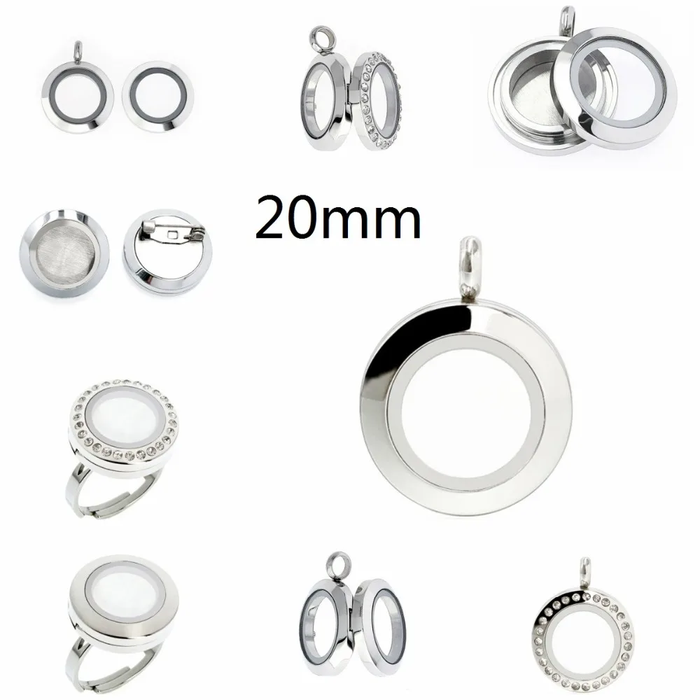 1pc 20mm Round Floating Locket 316L Stainless Steel Glass Memory Charms Lockets each locket with 10pcs random charms
1pc 20mm Round Floating Locket 316L Stainless Steel Glass Memory Charms Lockets each locket with 10pcs random charms