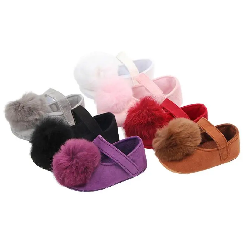 0-18M Toddler Baby Girl Soft Plush Princess Shoes Solid Infant Girls Cute Pompon Anti Slip First Walkers Shoes for girl Gift
0-18M Toddler Baby Girl Soft Plush Princess Shoes Solid Infant Girls Cute Pompon Anti Slip First Walkers Shoes for girl Gift