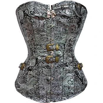 Steampunk Corset Brown Black Steel Bone Underbust Corsets Dobby Corselets Sexy Waist Slim Bustiers Waist Cincher corset cosplay
Steampunk Corset Brown Black Steel Bone Underbust Corsets Dobby Corselets Sexy Waist Slim Bustiers Waist Cincher corset cosplay
