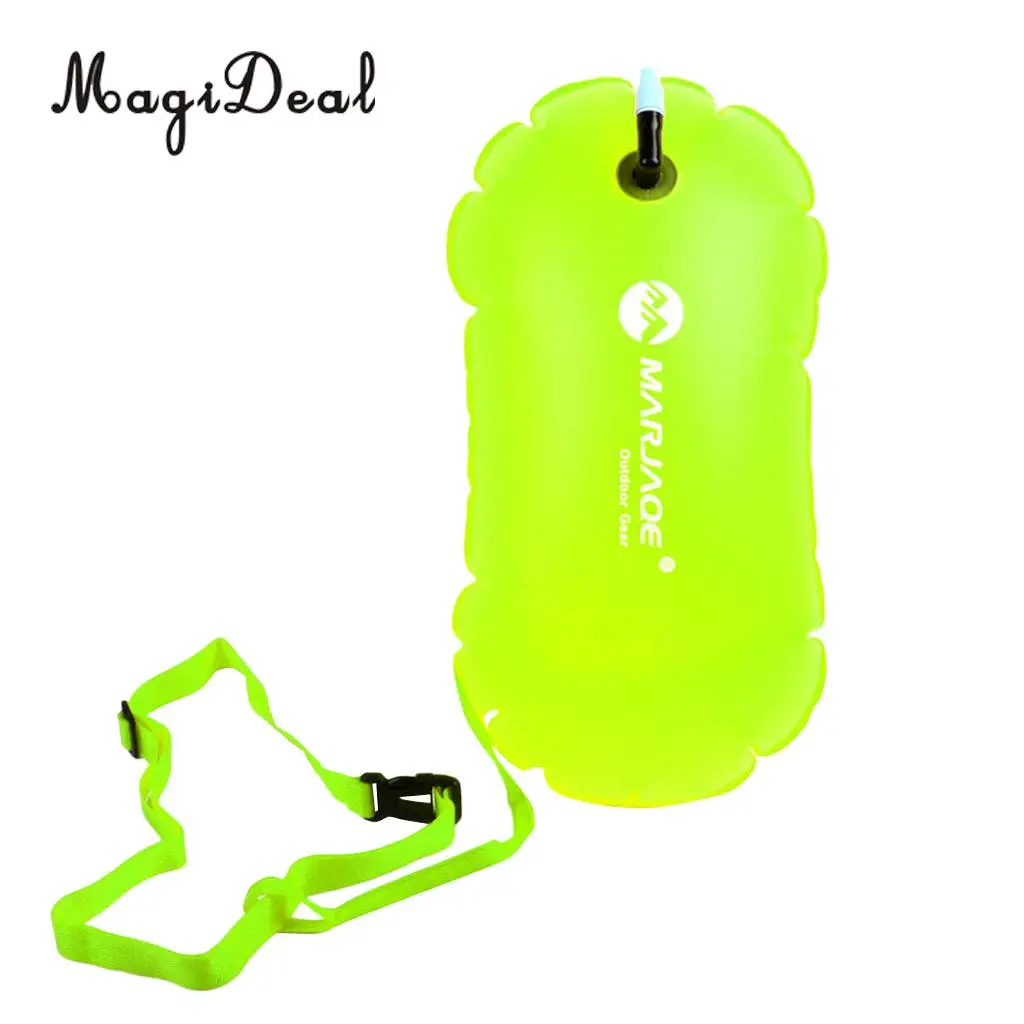 MagiDeal Highly Visible Swim Bubble Tow Float Buoy Inflatable Swimming Air Bag for Open Water Swimmers Triathletes Snorkelers
MagiDeal Highly Visible Swim Bubble Tow Float Buoy Inflatable Swimming Air Bag for Open Water Swimmers Triathletes Snorkelers