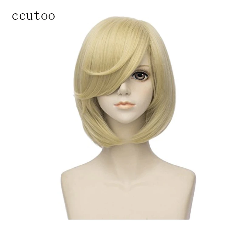 ccutoo Yuri!!! on Ice Plisetsky Yuri 35cm Light Golden Blonde Short Female's Straight Synthetic Hair Cosplay Costume Wigs
ccutoo Yuri!!! on Ice Plisetsky Yuri 35cm Light Golden Blonde Short Female's Straight Synthetic Hair Cosplay Costume Wigs
