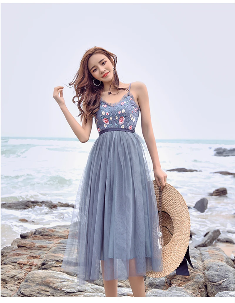 Платье 2019 г. летние женские пляжные платья moda mujer ropa sommerkleid пикантные С НАБОРНЫМИ