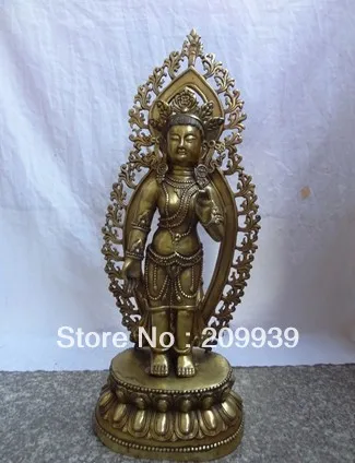 001088 22" Chinese Bronze Gilt Buddhism Kwan-Yin Guan Yin Statue Tibet Stand Tara Joss
001088 22" Chinese Bronze Gilt Buddhism Kwan-Yin Guan Yin Statue Tibet Stand Tara Joss
